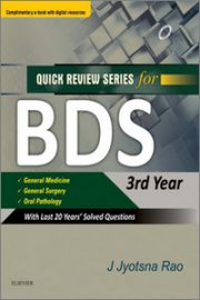 Quick Review Series for BDS 3rd Year, 2nd Edition
