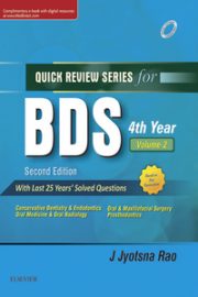 Quick Review Series for BDS 4th Year, Volume 2 (2nd Edition)